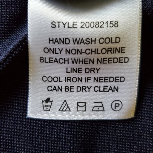 Tory Burch Silk-blend Navy Polo Shirt - Picture 8 of 8
